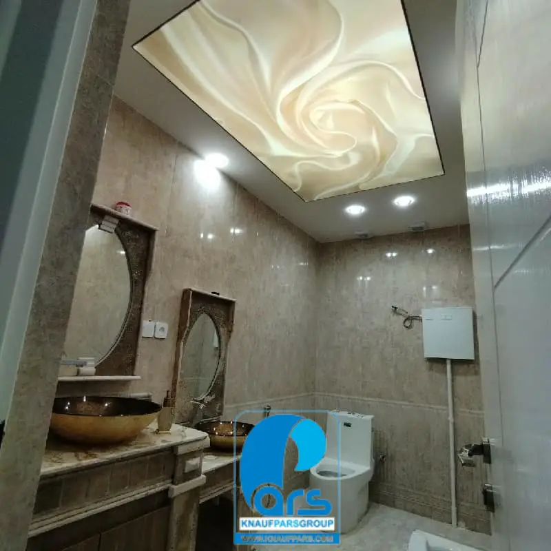 سقف کشسان سرویس بهداشتی
